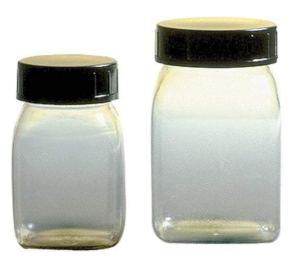 Dynalon Labware - 2,000 mL Wide-Mouth Bottle - PVC, Clear, 7.48" High x 2.76" Diam, 2.76" Cap - Apex Tool & Supply