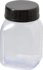 Dynalon Labware - 50 mL Wide-Mouth Bottle - PVC, Clear, 2.36" High x 0.98" Diam, 0.98" Cap - Apex Tool & Supply