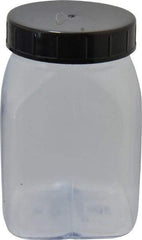 Dynalon Labware - 200 mL Wide-Mouth Bottle - PVC, Clear, 3.42" High x 1.69" Diam, 1.69" Cap - Apex Tool & Supply