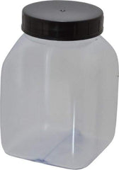 Dynalon Labware - 300 mL Wide-Mouth Bottle - PVC, Clear, 3.74" High x 1.65" Diam, 1.65" Cap - Apex Tool & Supply