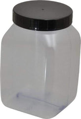 Dynalon Labware - 1,000 mL Wide-Mouth Bottle - PVC, Clear, 5.71" High x 2.76" Diam, 2.76" Cap - Apex Tool & Supply