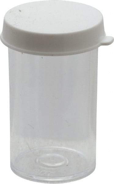 Dynalon Labware - 7 Drams Vial - Polystyrene, Clear, 2" High x 1" Diam, 3/4" Cap - Apex Tool & Supply