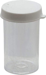 Dynalon Labware - 7 Drams Vial - Polystyrene, Clear, 2" High x 1" Diam, 3/4" Cap - Apex Tool & Supply