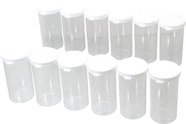 Dynalon Labware - 40 Drams Vial - Polystyrene, Clear, 4" High x 1-3/4" Diam, 3/4" Cap - Apex Tool & Supply