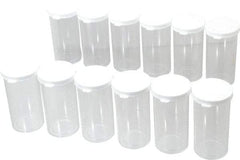Dynalon Labware - 40 Drams Vial - Polystyrene, Clear, 4" High x 1-3/4" Diam, 3/4" Cap - Apex Tool & Supply