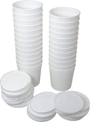 Dynalon Labware - 16 oz Disposable Container - PPCO, White, 3-5/8" High x 2-3/4" Diam, 3/4" Cap - Apex Tool & Supply