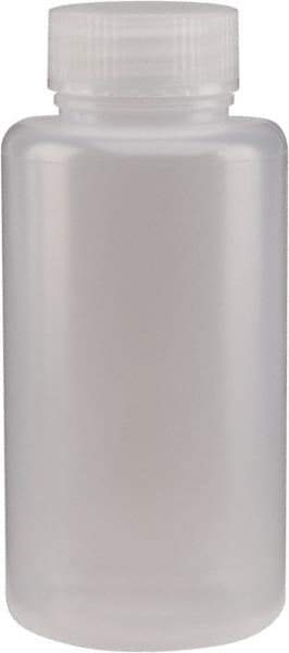 Dynalon Labware - 500 mL Wide-Mouth Bottle - Polyethylene, Translucent, 6-1/2" High x 2.95" Diam, 3/4" Cap - Apex Tool & Supply