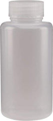 Dynalon Labware - 500 mL Wide-Mouth Bottle - Polyethylene, Translucent, 6-1/2" High x 2.95" Diam, 3/4" Cap - Apex Tool & Supply