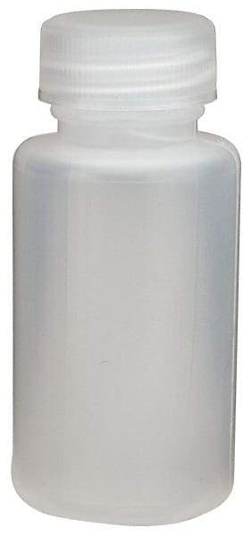 Dynalon Labware - 30 mL Narrow-Mouth Bottle - Polyethylene, Translucent, 2.6" High x 2.6" Diam, 3/4" Cap - Apex Tool & Supply