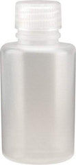 Dynalon Labware - 125 mL Narrow-Mouth Bottle - Polyethylene, Translucent, 4.06" High x 4.06" Diam, 3/4" Cap - Apex Tool & Supply