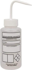 Dynalon Labware - 500 mL Safety Wash Bottle - Polyethylene, Translucent, 9" High x 6-1/2" Diam, 3/4" Cap - Apex Tool & Supply