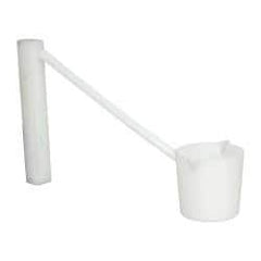 Dynalon Labware - 250 ml Polyethylene Short Dipper - 9" Long Handle - Apex Tool & Supply