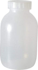 Bel-Art - 64 oz Wide-Mouth Bottle - Polypropylene, Translucent, 8.4" High x 4.9" Diam, 3/4" Cap - Apex Tool & Supply