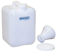Bel-Art - 5 Gal Carboy - Polyethylene, White, 16" High x 9.6" Diam, 3/4" Cap - Apex Tool & Supply