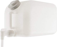 Bel-Art - 5 Gal Carboy - Polyethylene, White, 15" Diam, 3/4" Cap - Apex Tool & Supply