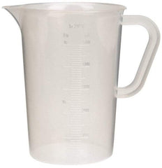 Bel-Art - 500 ml Polypropylene Graduated Pitcher - 10 ml Graduation, x 5-1/4" High - Apex Tool & Supply