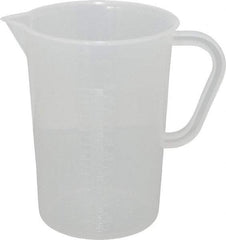 Bel-Art - 1,000 ml Polypropylene Graduated Pitcher - 50 ml Graduation, x 6-1/2" High - Apex Tool & Supply