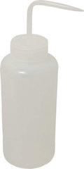 Bel-Art - 32 oz Wide-Mouth Bottle - Polyethylene, Translucent, 53mm Cap - Apex Tool & Supply