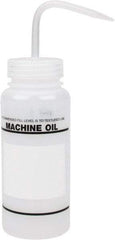 Bel-Art - 16 oz Safety Wash Bottle - Polyethylene, Clear, 43mm Cap - Apex Tool & Supply