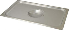 VOLLRATH - 16-1/2" Long x 10" Wide, Rectangular Stainless Steel Lid - Use with Food Pan - Apex Tool & Supply