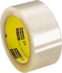 3M - 48mm Wide x 0.06mm Thick x 1,500m Long, 373 Box Sealing & Label Protection Tape - Clear, Use for General Industrial - Apex Tool & Supply