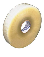 3M - 2" x 1640 Yd Clear Rubber Adhesive Sealing Tape - Polypropylene Film Backing, 1.9 mil Thick, 44 Lb Tensile Strength, Series 371 - Apex Tool & Supply