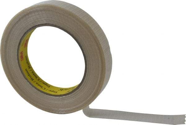 3M - 3/4" x 55 Yd Clear Rubber Adhesive Packaging Tape - Polypropylene Film Backing, 5.7 mil Thick, 150 Lb Tensile Strength, Series 8959 - Apex Tool & Supply
