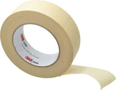 3M - 1-1/2" Wide x 60 Yd Long Tan Paper Masking Tape - Series 2308, 5.3 mil Thick, 22 In/Lb Tensile Strength - Apex Tool & Supply