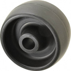 Fairbanks - 4 Inch Diameter x 2 Inch Wide, Polyolefin Caster Wheel - 400 Lb. Capacity, 2-1/4 Inch Hub Length, 3/4 Inch Axle Diameter, Plain Bearing - Apex Tool & Supply