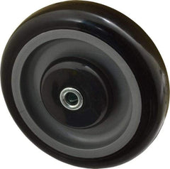 Fairbanks - 5 Inch Diameter x 1-1/4 Inch Wide, Polyurethane Caster Wheel - 275 Lb. Capacity, 1-5/8 Inch Hub Length, 3/8 Inch Axle Diameter, Ball Bearing - Apex Tool & Supply