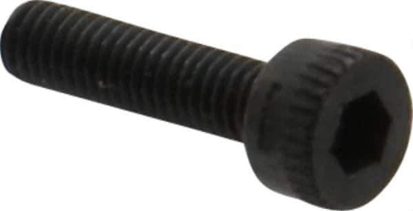 Made in USA - M3x0.50 Metric Coarse Hex Socket Drive, Socket Cap Screw - Grade 12.9 Alloy Steel, Black Oxide Finish, Fully Threaded, 12mm Length Under Head - Apex Tool & Supply
