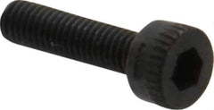 Made in USA - M3x0.50 Metric Coarse Hex Socket Drive, Socket Cap Screw - Grade 12.9 Alloy Steel, Black Oxide Finish, Fully Threaded, 12mm Length Under Head - Apex Tool & Supply