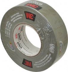 3M - 2" x 55m Green Duct Tape - 10.7 mil, Rubber Adhesive, Polyethylene Film Backing, 32 Lb/ln Tensile Strength, 200°F Max, Series 6969 - Apex Tool & Supply