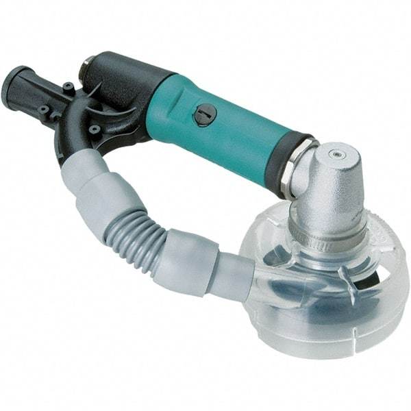 Dynabrade - 3" Max Disc, 15,000 RPM, Pneumatic Handheld Disc Sander - 21 CFM, 1/4 NPT Inlet, 0.4 hp, 90 psi - Apex Tool & Supply