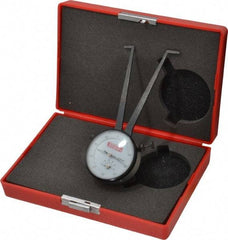 SPI - 30 to 55mm Inside Dial Caliper Gage - 0.025mm Graduation, 0.038mm Accuracy, 3-1/4" Leg Length, Ball Contact Points - Apex Tool & Supply