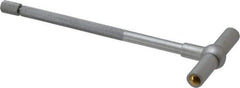 SPI - 2-1/8 to 3-1/2 Inch, 5.85 Inch Overall Length, Telescoping Gage - 5 Inch Long Handle, Hardened Tool Steel, Satin Chrome Finish and TiN Coated Working Faces - Apex Tool & Supply