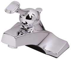 B&K Mueller - Lever Handle, Deck Plate Bathroom Faucet - One Handle, Pop Up Drain, Standard Spout - Apex Tool & Supply