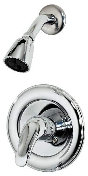 B&K Mueller - Concealed, One Handle, Chrome Coated, Brass, Valve and Shower Head - Lever Handle, Metal Handle - Apex Tool & Supply
