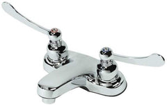 B&K Mueller - Blade Handle, Deck Plate Bathroom Faucet - Two Handle, No Drain, Standard Spout - Apex Tool & Supply