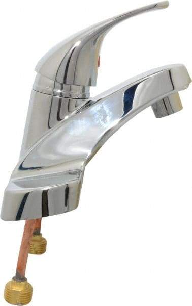 B&K Mueller - Lever Handle, Deck Plate Bathroom Faucet - One Handle, Pop Up Drain, Standard Spout - Apex Tool & Supply