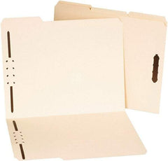 UNIVERSAL - 8-1/2 x 11", Letter Size, Manilla, File Folders with Top Tab - 11 Point Stock, 1/3 Tab Cut Location - Apex Tool & Supply