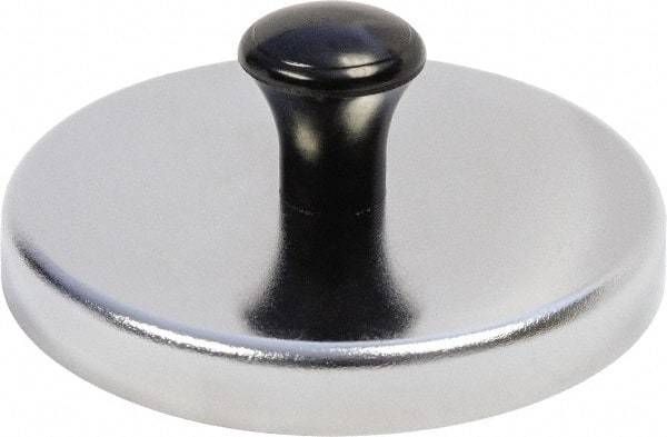 Mag-Mate - 3-3/16" Diam Magnetic Print Holder - Round, 1-3/16" High, 47.5 Lb Average Magnetic Pull - Apex Tool & Supply