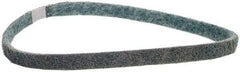 Norton - 3/4" Wide x 20-1/2" OAL, Aluminum Oxide Abrasive Belt - Aluminum Oxide, Very Fine, Nonwoven, Cloth Backing - Apex Tool & Supply
