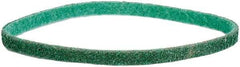 Norton - 1/4" Wide x 24" OAL, Aluminum Oxide Abrasive Belt - Aluminum Oxide, Fine, Nonwoven, Cloth Backing - Apex Tool & Supply