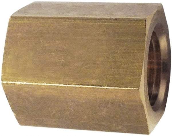 Legris - 3/8 Female Thread, Brass Industrial Pipe Coupling - FBSPP, 3,626 psi - Apex Tool & Supply