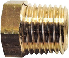 Legris - 3/8 Male Thread x 1/4 Female Thread, Brass Industrial Pipe Hex Bushing - MBSPT x FBSPP, 3,626 psi - Apex Tool & Supply