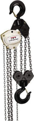 Jet - 22,000 Lb Lifting Capacity, 15' Lift Height, Hand Hoist - Made from Chain - Apex Tool & Supply