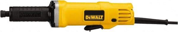 DeWALT - 1/4 Inch Collet, 25,000 RPM, Inline, Electric Die Grinder - 120 Volt, 0.4425 Hp, 4.2 Amp, 6.5 Ft. Long Cord - Apex Tool & Supply
