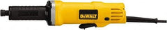 DeWALT - 1/4 Inch Collet, 25,000 RPM, Inline, Electric Die Grinder - 120 Volt, 0.4425 Hp, 4.2 Amp, 6.5 Ft. Long Cord - Apex Tool & Supply