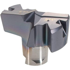Iscar - Series FCP, 22.2mm Diam Grade IC908 Replaceable Drill Tip - Carbide, TiAlN/TiN Finish, 22 Seat Size - Apex Tool & Supply